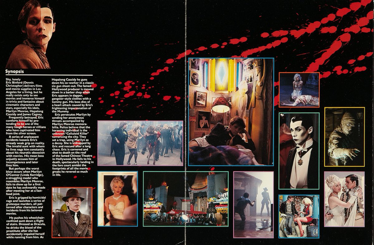 TCinCT_2012's tweet image. Halloween season is the perfect time to watch FADE TO BLACK starring @DennisChristo4 .It is available on 4k HD from @ShoutFactory and streaming on PLUTO TV. Eric Binford was the OG Cosplay movie buff, in costume as his heroes and talking film trivia, 45 years ahead of his time!