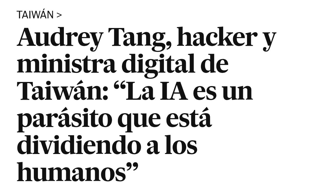 Voces que hablan diferente de la #IA y que también habría que escuchar 👂

👉 elpais.com/planeta-futuro…