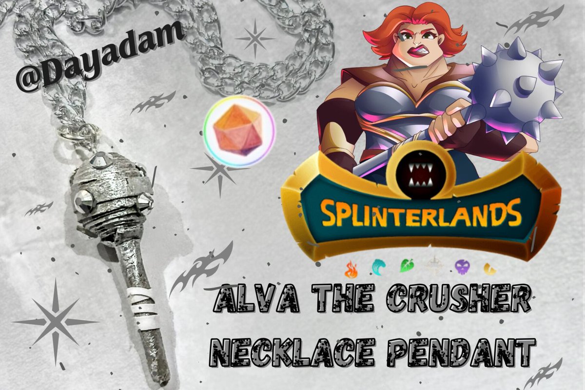 Les dejo mi participación en el #Splinterlands Social media de la semana donde realicé un dije para collar inspirado en el arma de guerra del personaje de la carta Alba the Crusher en la técnica de quilling #play2earn #spt #art #hive

peakd.com/hive-189641/@d…