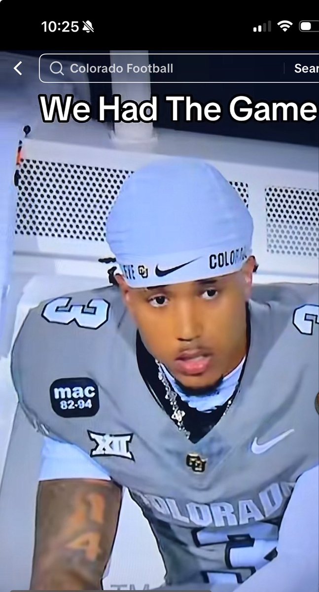 RogerLouisaire's tweet photo. It’s time for Coach Prime to Bench KaIdEn SaLtEr 🥴👎🏾 https://t.co/994H4qzbqQ