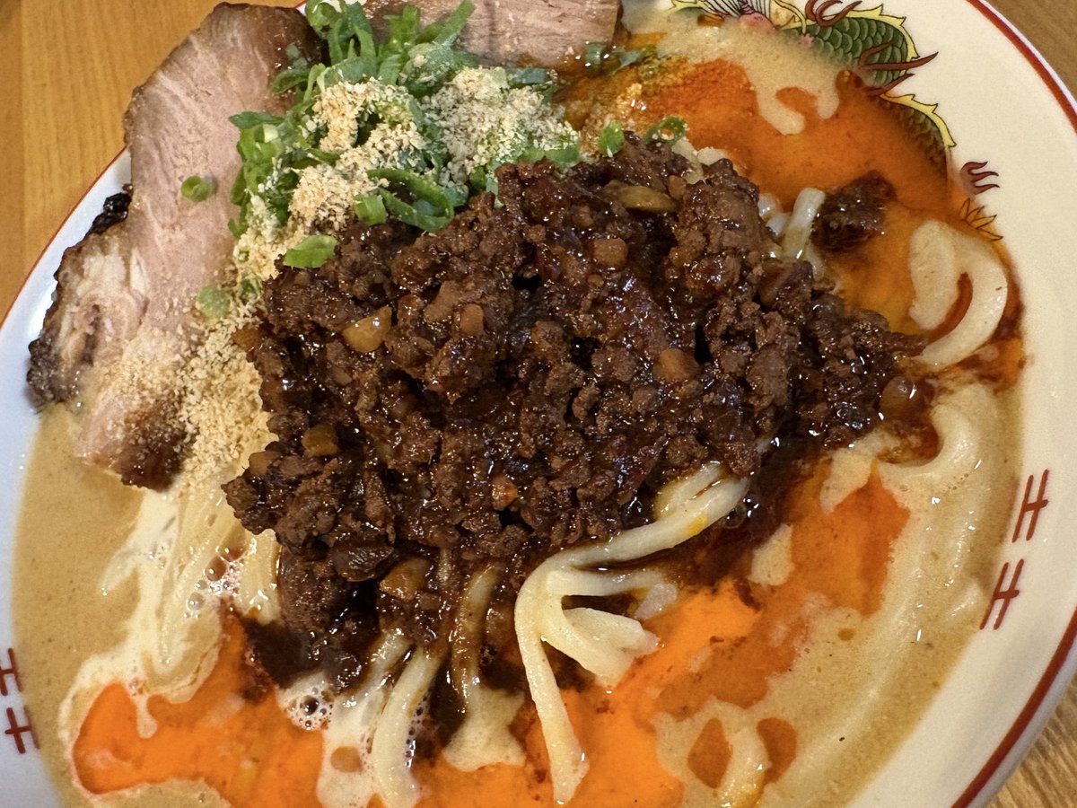 宅麺
ちばから
伝説のww担々麺

リピしたい😋