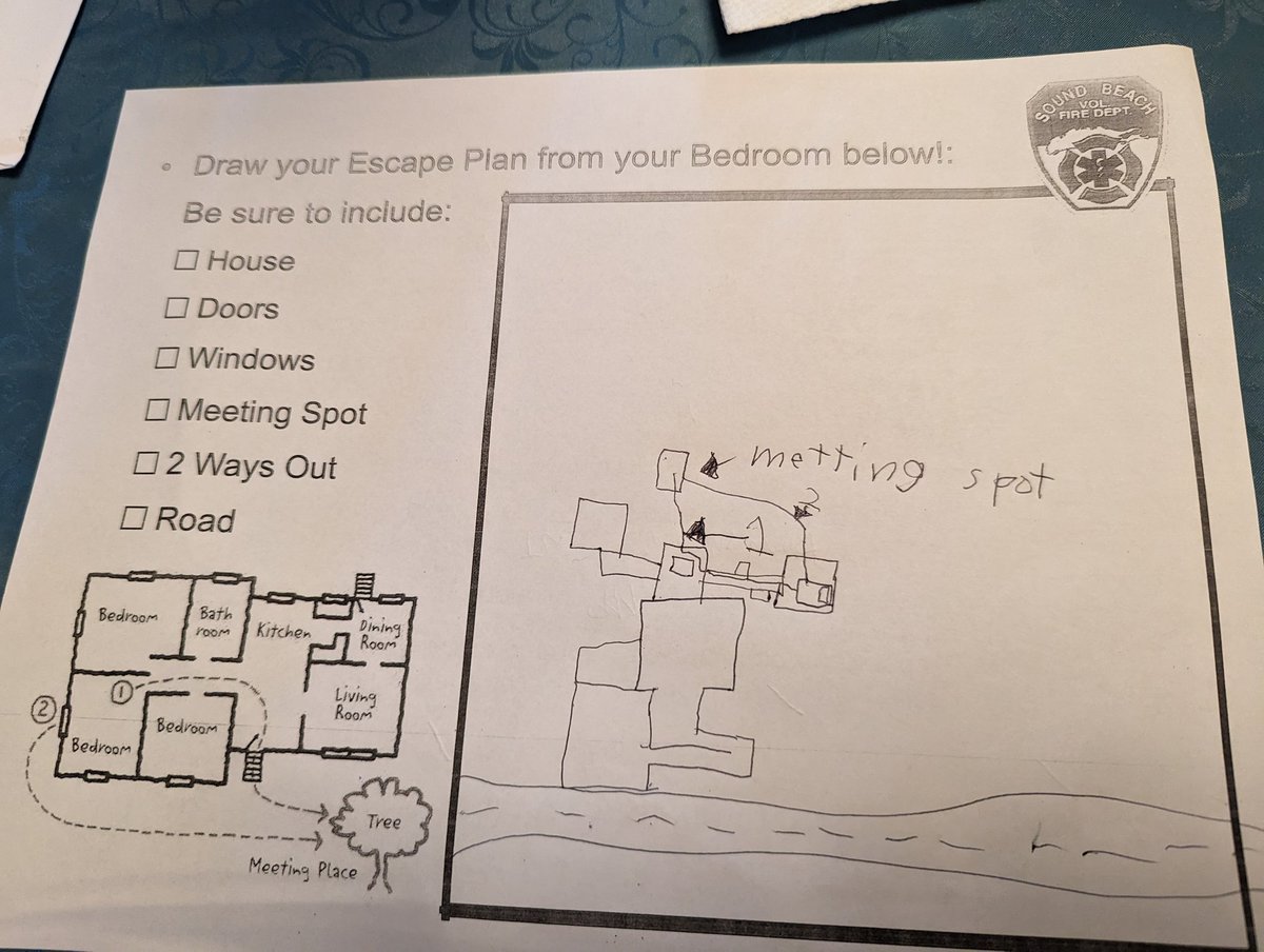 The Handshaws did our Operation EDITH (Exit Drills In The Home) Homework for Fire Safety Month.  We practiced getting out of the house two different ways during an emergency. Have you?

Parents, make sure to do your homework!  Your kids are counting on you!