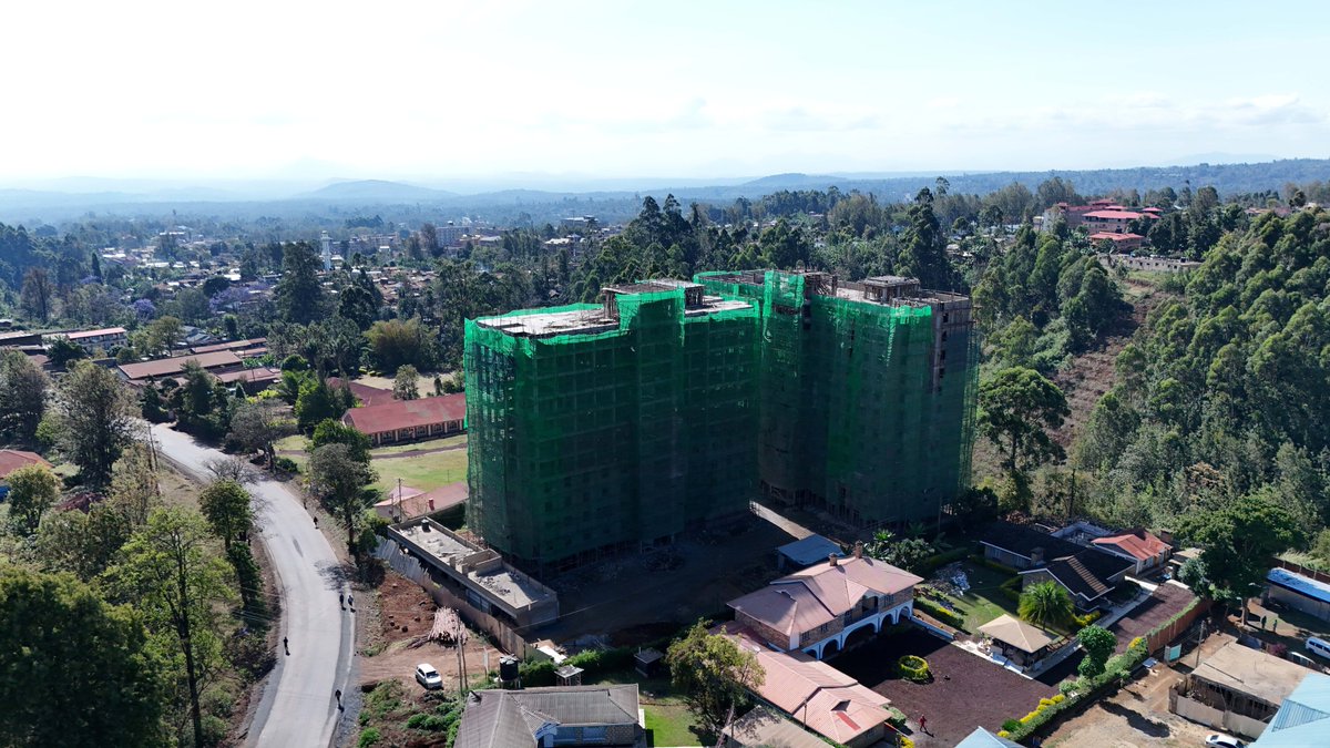 ray_omollo's tweet photo. As H.E. President @WilliamsRuto has often affirmed, Kenya can and will transform in our lifetime. True to this conviction, his administration continues to deliver tangible change through the Bottom-Up Economic Transformation Agenda (BETA). 

One such example of this transformation is the Phase I Meru Affordable Housing Project in Imenti North Constituency, Meru County, a development that is fast reshaping the face of urban settlement in this agriculturally vibrant region.

Launched in July 2024, the project is already 56% complete, with two residential blocks; Block A comprising 132 units and Block B with 98 units, bringing the total to 230 modern, affordable homes. 

The design integrates both residential and commercial spaces, including 8 well-planned shops that will serve the new community. 

On any given day, about 80 workers, most of them local youth and women, are on site. For many, this opportunity has provided them with a livelihood and sparked new enterprises in nearby markets. 

Food vendors, boda boda riders, hardware suppliers and small traders are all benefitting from the renewed economic activity around the project site. It is a ripple effect that demonstrates what the President means by transforming lives from the bottom up.