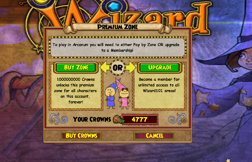 Yeah.. I think there is something wrong with my Wizard101..