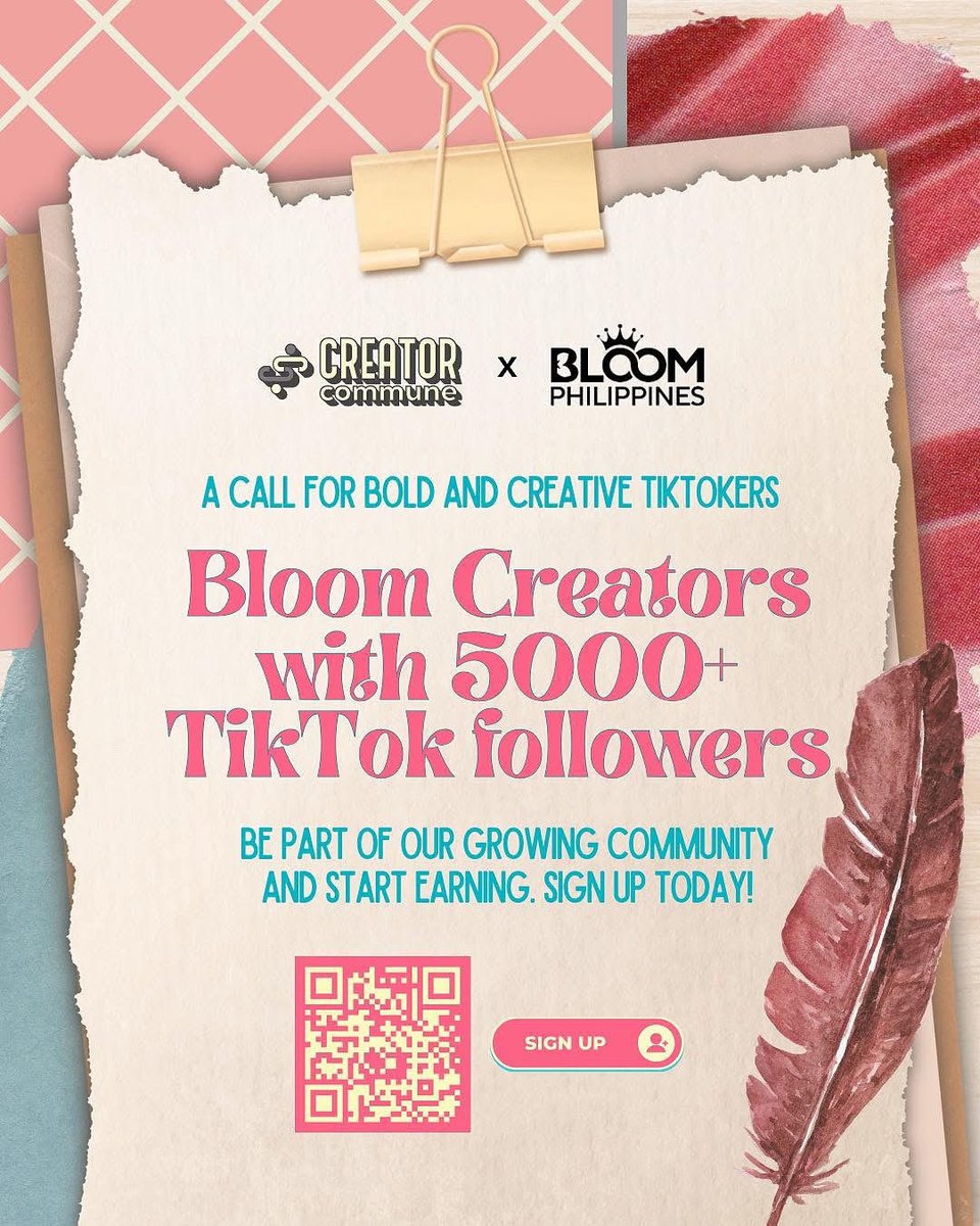 TEAMBLOOM_CEBU's tweet photo. Bloom Content creators, assemble!💫

If you’ve got the creativity and the followers, we’ve got the platform!

Be part of the Bloom Creators fam 🌸

Sign-up here: https://t.co/CRtz16qGqe

#BloomCreators #CreatorCommunexTBPH https://t.co/YayqQ94A37
