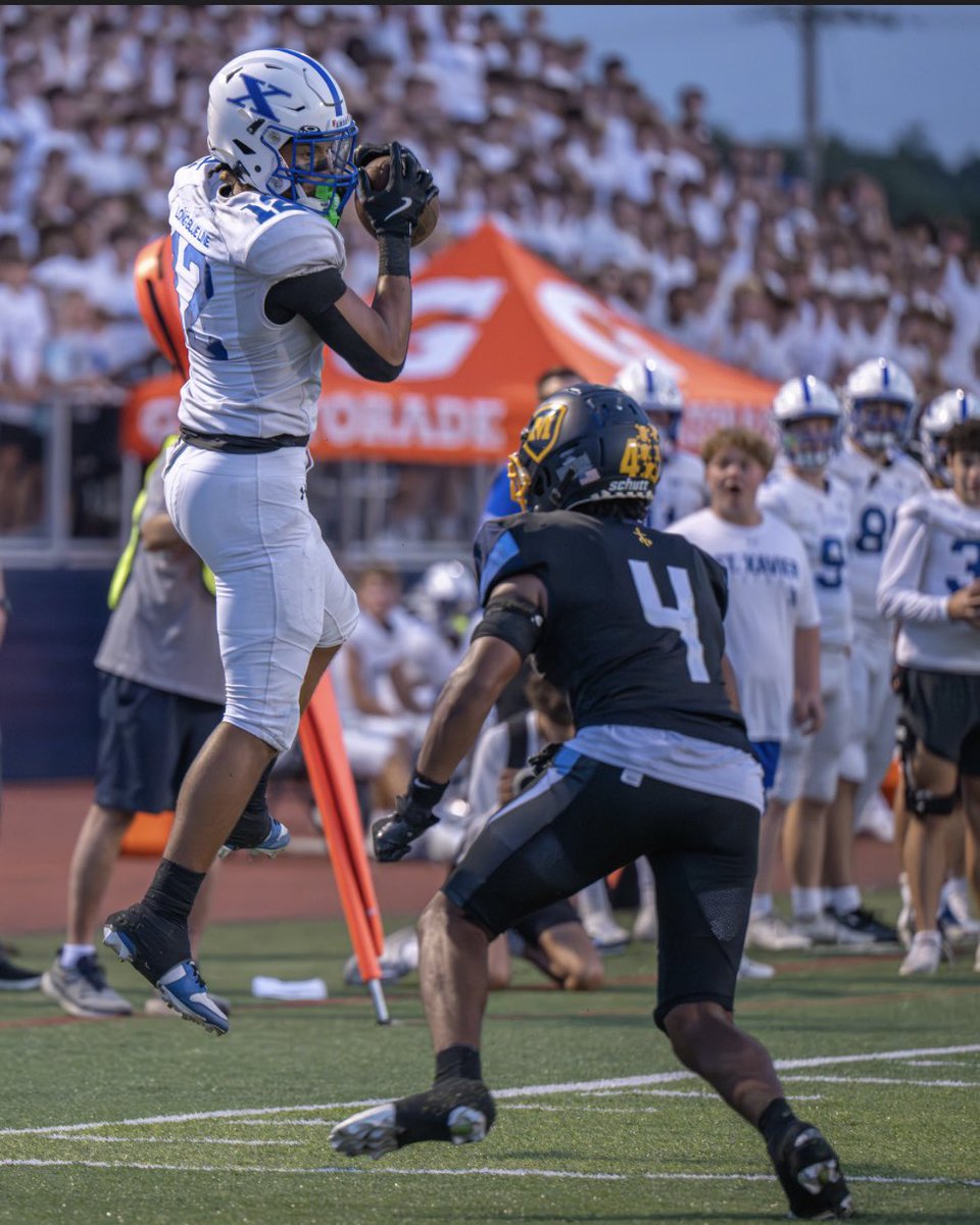 Cam_Taylor3's tweet photo. Senior year regular season highlights (9 games) (week 10 game canceled):

27 Rec. ✅
404 Yards✅
6 Touchdowns✅
15.0 YPC✅
Highlights ⬇️
https://t.co/wlHzbjGXqv https://t.co/RmCTIaBRNR