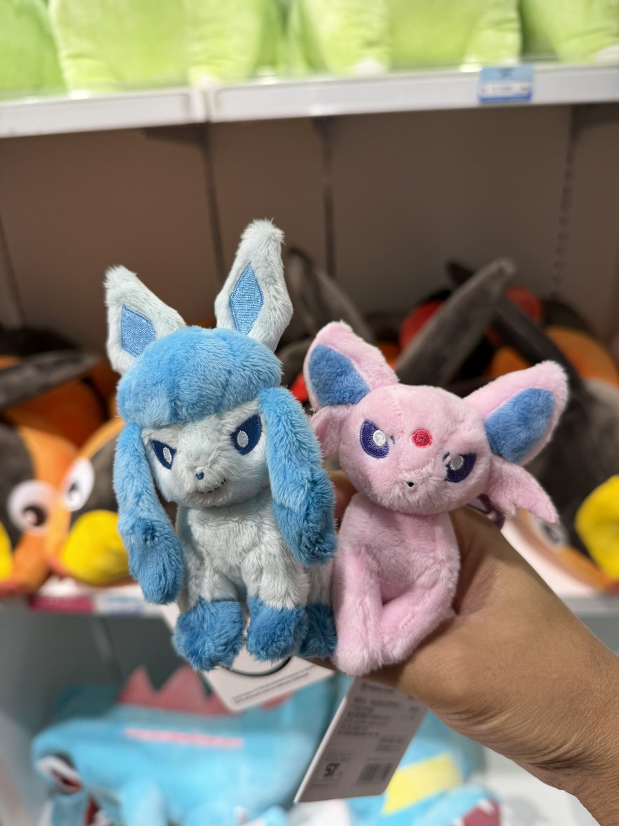 Glaceon and Espeon enter the collection today