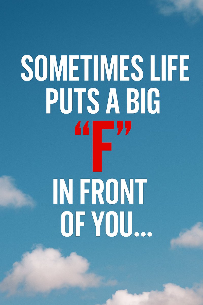 libfin_la's tweet image. A veces la vida te pone una gran “F” delante…
pero no significa fracaso,
significa Fuerza para volver a empezar. 💪
Mira el video completo en YouTube 👉 [🔗 enlace al video]
#Motivación #DoItToday #LIBFIN #Superación #NuncaTeRindas #InspiraciónDiaria

youtube.com/shorts/-6LMICO…