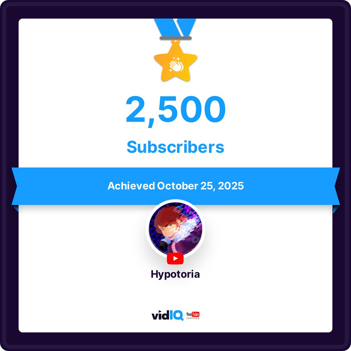 Thanks so much to everyone who supports me. I know I've been quite absent at times from content creation so seeing growth, no matter how small, is heartwarming and motivating and helps me want to keep going. I love you all