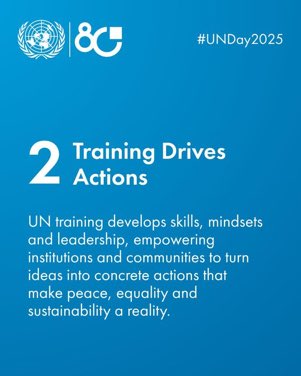Turning Knowledge into Action 🌍<a href="/UNUIAS/">UN University – IAS</a> 

On #UNDay 2025, the <a href="/UN/">United Nations</a> research &amp; training entities <a href="/UNICRI/">UNICRI</a>, <a href="/UNITAR/">UNITAR</a>, <a href="/UNRISD/">UNRISD</a>, <a href="/UNSSC/">United Nations System Staff College</a>, UNU &amp; <a href="/UNIDIR/">United Nations Institute for Disarmament Research</a> see how knowledge becomes impact.

💡 Research informs. Training empowers. Together, they drive real change.

🔗 buff.ly/g2tpkBQ