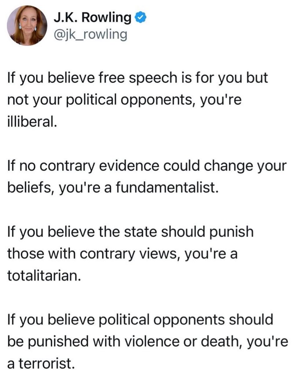 LibertyCappy's tweet image. Who else can’t wait for the “Why I Left the Left” from JK Rowling? 😎