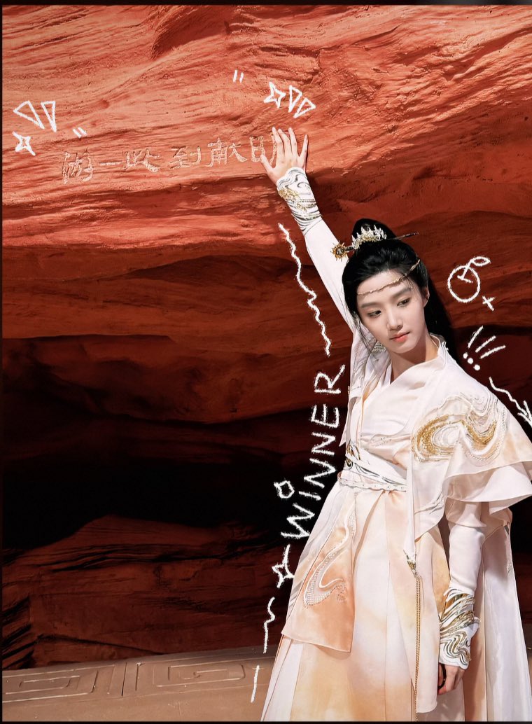 some little pictures with doodles from #LoveintheClouds episode 36 credits 🥹