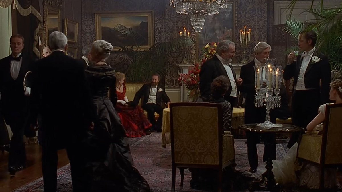 XFreezerBunnyX's tweet photo. I know Daniel Day-Lewis and Michelle Pfeiffer are eating it up in this scene but the real stars ✨ are those gorgeous crystal candelabras! I had to include them in my next set! ❤️ #TheAgeOfInnocnce #GildedAge #OldManila #Leoori https://t.co/5Er0vWOVI8