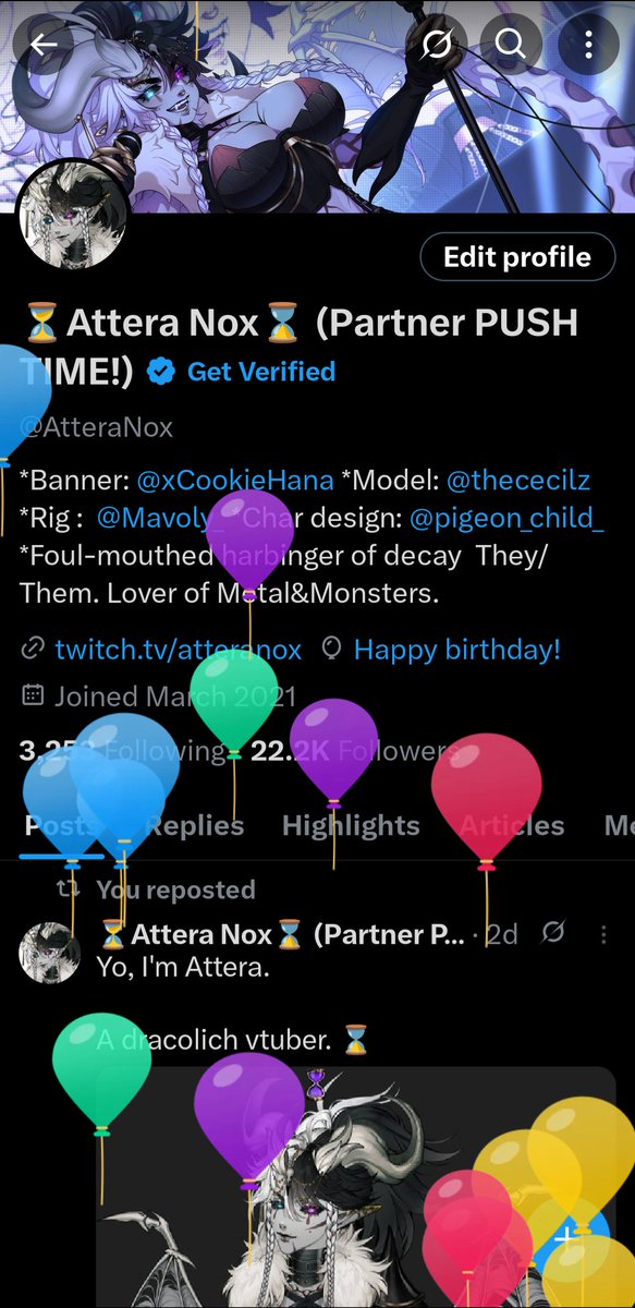 ⏳Attera Nox⌛ (Dracolich VTuber) tweet media