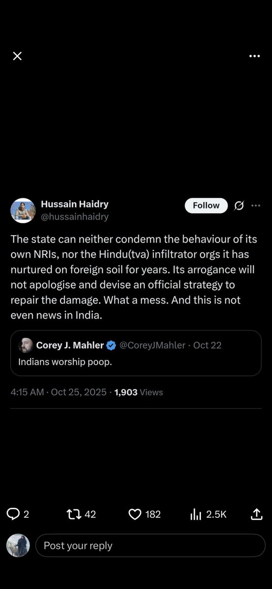 TheWand68425335's tweet image. Educated Indian Muslims want the Indian Government to condemn random people who supposedly made a mess abroad on Diwali but will get offended if you ask Islamic countries to condemn Islamist terrorists. Their sense of in group mentality combined with shamelessness is something…