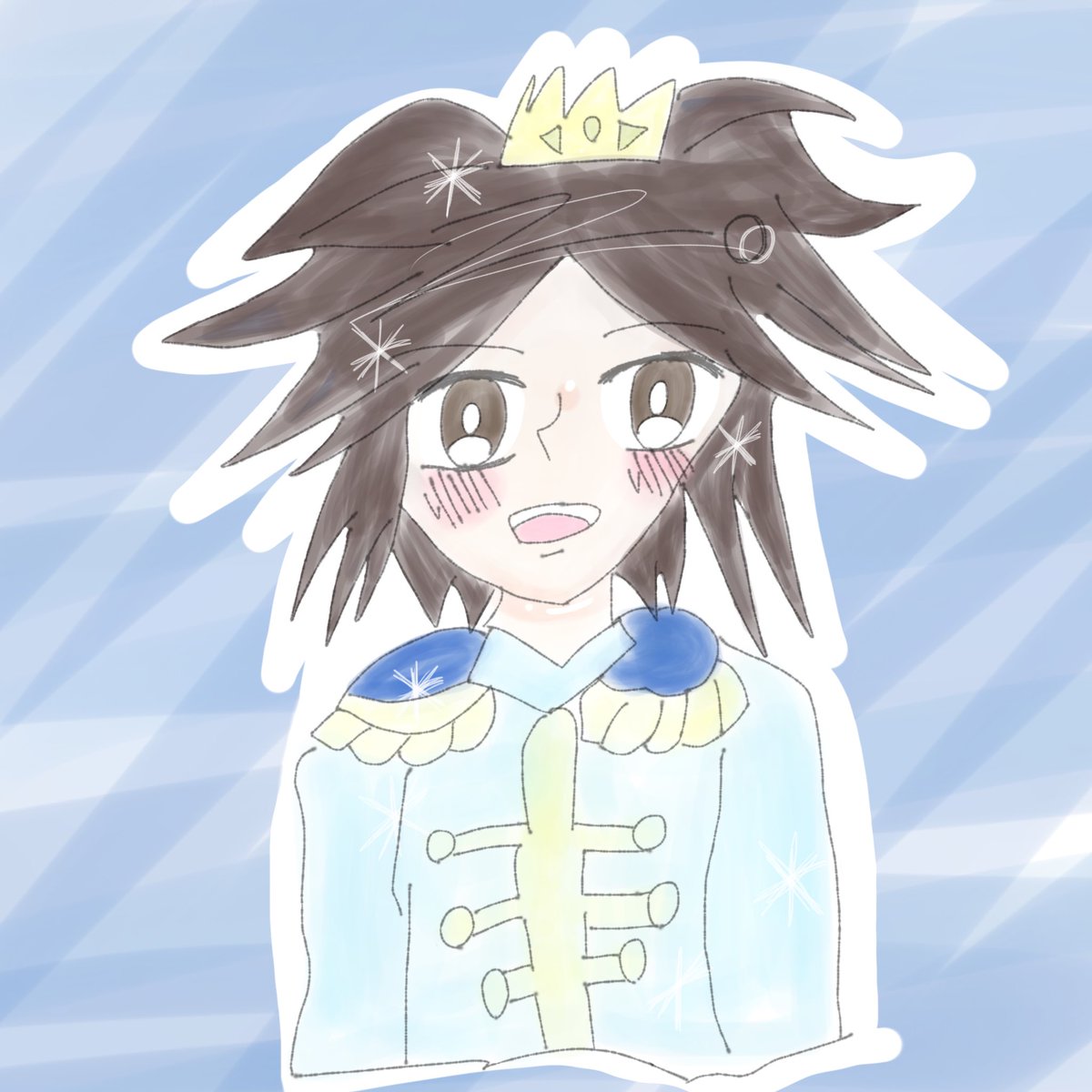 TokimemoOshi's tweet image. @illuskyou さん
こんにちは🍀イラストできました！ツイートのいいねありがとうございました✨🩵☺️