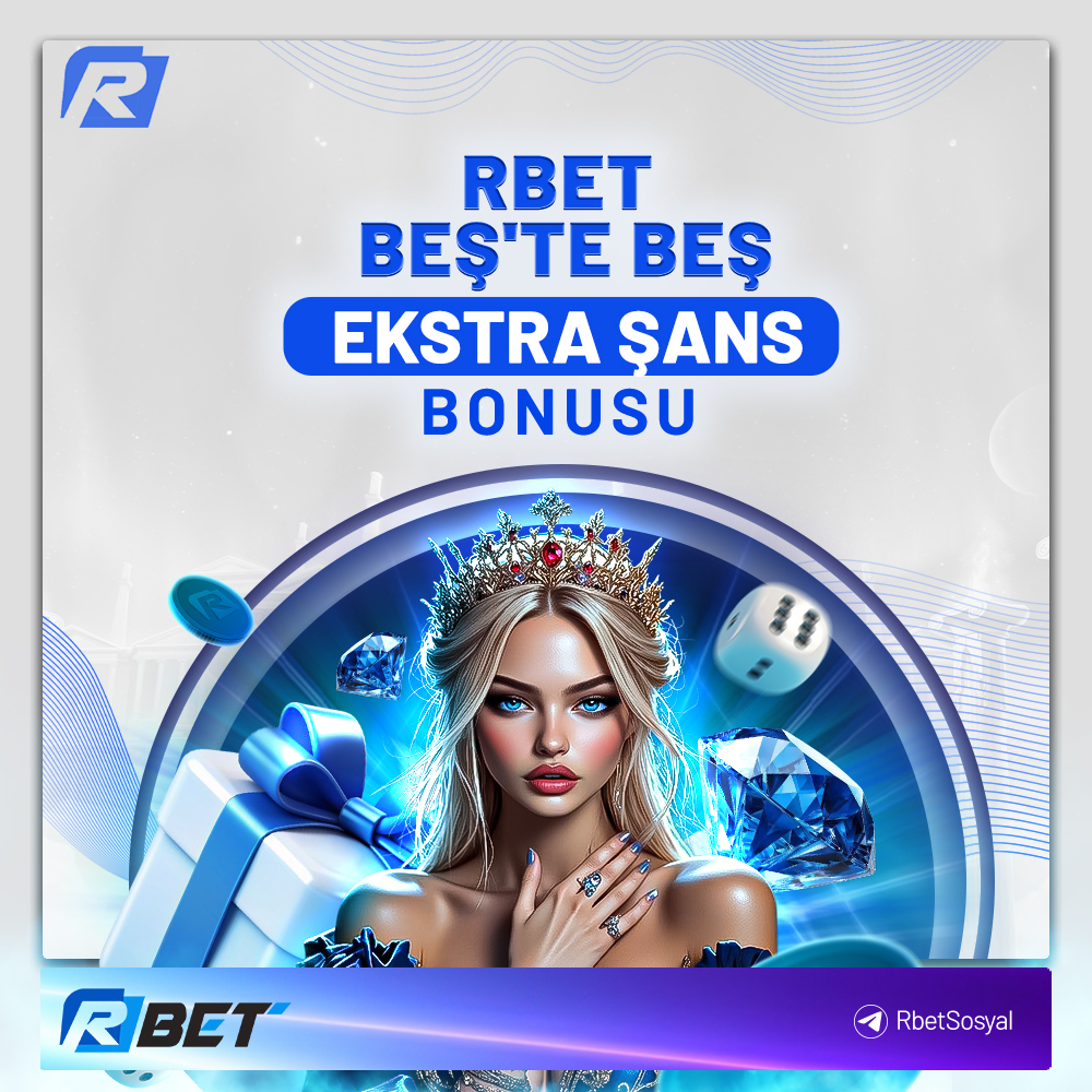 ✨RBET BEŞTE BEŞ BONUSU! ✨

💎Gün içinde üst üste 5 yatırımın (min. 100₺) kayıpla sonuçlanırsa, yatırımlarının toplamının %5’i oranında (max. 500₺) bonus kazan! 💎

✔️ Talebini 48 saat içinde yapmayı unutma!
Kaybın artık senin için ekstra şans demek!

rbetlogin3.com/RbetSosyal