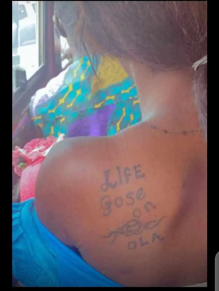 FubianoM's tweet photo. Alot of women do not think about what will happen later; their concern is 'now'! 
She tattooed her sadness on the spur of the moment; after emotional healing and she finds another man, what will she tell him? https://t.co/IMN0XF2kfO