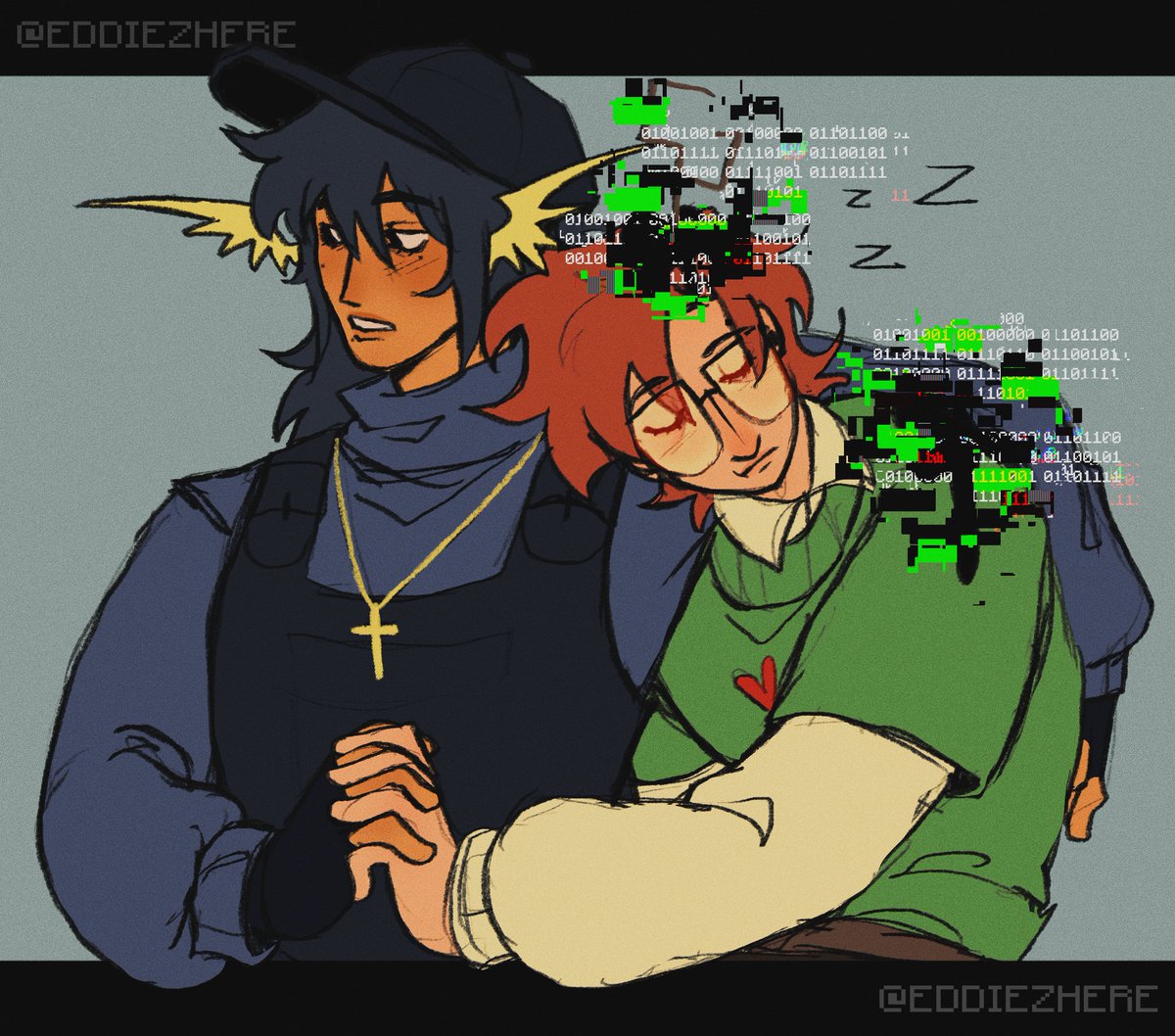 Punchduo for anon!! thank you anon!! I love this drawing so much 
#punchduo #eldapduo idk