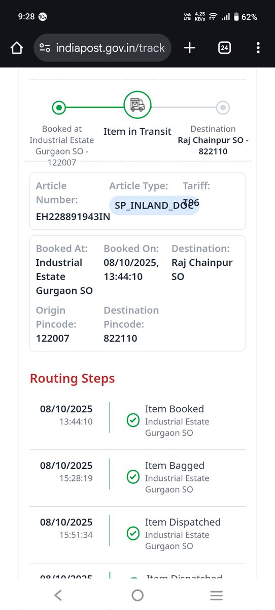 Saumyacritic's tweet image. Indian Speed #Post is an absolute disaster! My #parcel was supposed to reach by October 14
 even #Diwali is over, yet no sign of it. Their so-called #SpeedPost moves slower than a tortoise. No #updates, no responsibility, no #customer support — just endless frustration. It’s…