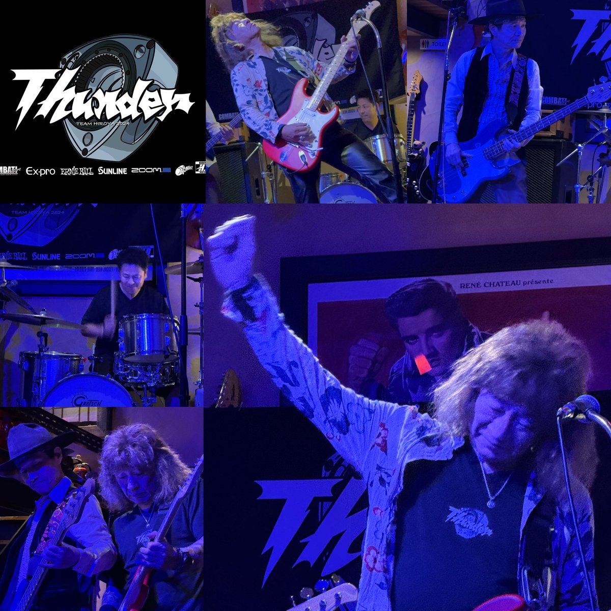 nyakoQ's tweet image. 最高の『音』を体感出来る場所に行ったよ
🎸🥁🎶

#Thunder