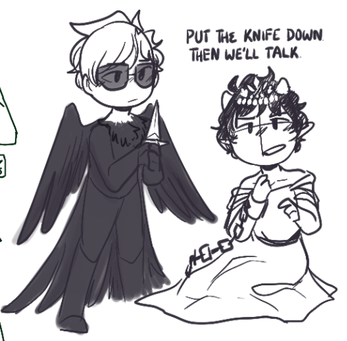 mspa_reading's tweet photo. messy thing for the halloween board, some sorta Slay the Princess crossover <3 i like princess karkat so im posting it lmao https://t.co/NpAXlOxUgF