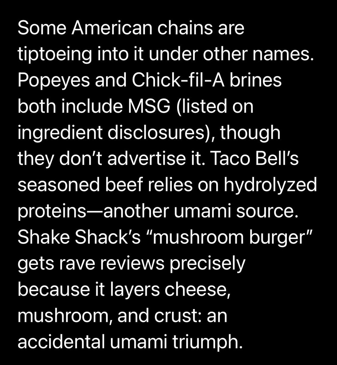 ⁦<a href="/mmmyoso/">Kirk K</a>⁩ It is 2025 and finally some U.S. fast food restaurants have figured out umami might help sales. Hallelujah.