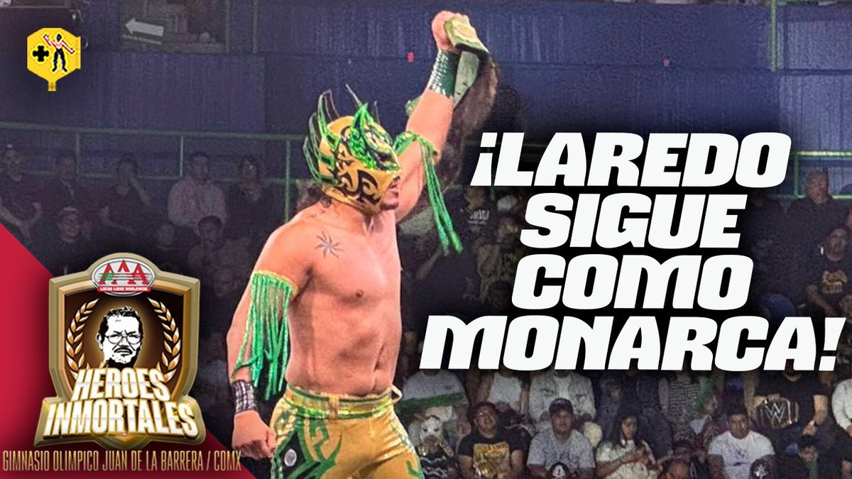 mas_lucha's tweet image. LAREDO KID retiene el Campeonato Latinoamericano en Héroes Inmortales | AAA
Clip disponible 📼⬇️
youtu.be/DKwvp8T36Ck