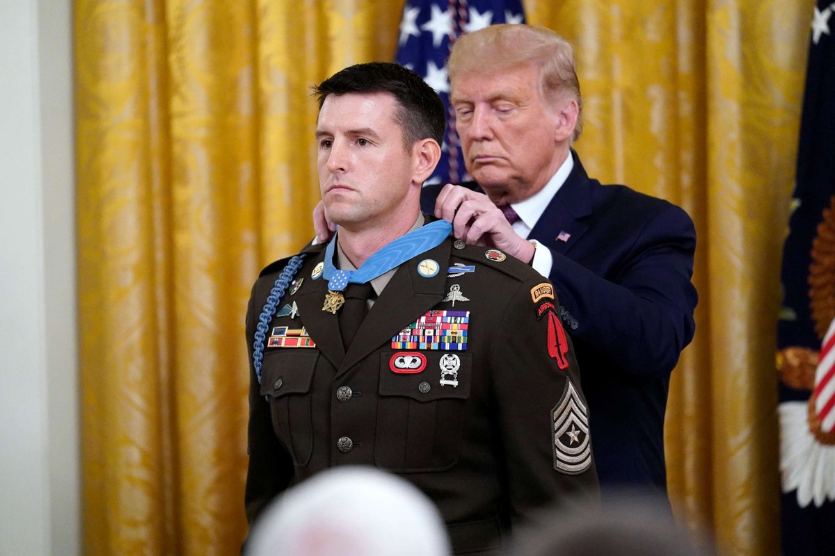 Yawn...My buddy MSG Josh Wheeler of A-Squadron died fighting Trump's and Bibi's new best friend former commander of ISIS East. SGM Pat Payne earned the Medal of Honor in that battle awarded by Trump.  Please GFYS and anybody that thinks Trump is not compromised by Epstein Island