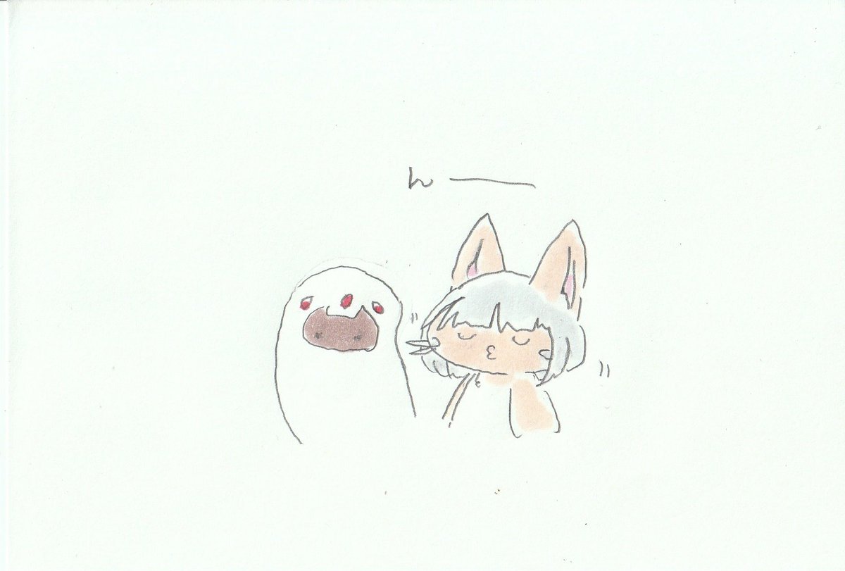 ナナチ(メイドインアビス) 「ちゅ〜。 #イラスト #メイドインアビス」|けだまのイラスト