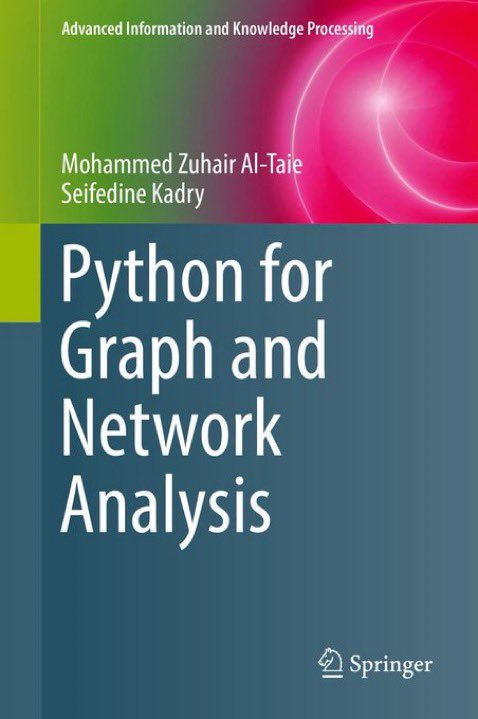 KirkDBorne's tweet image. 5 Graph #Algorithms to know (because #KnowledgeGraphs are the future = “all the world is a graph”): bit.ly/2PEyOa8
+
#NetworkScience books:
1) amzn.to/2WiJxff by @barabasi
2) amzn.to/3Slnuka
——
#LinkedData #GraphDB #DataScience #AI #ML #RAG #LLMs #Python