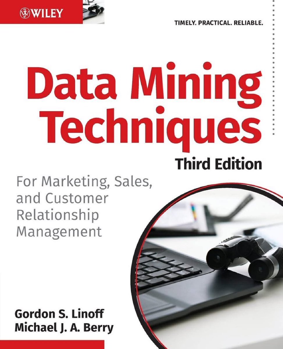 KirkDBorne's tweet image. See the #Algorithms of #DataScience and #MachineLearning in real business application contexts in this impressively educational book:
🌟🌟🌟
#DataMining Techniques for #Marketing, Sales and #CRM : amzn.to/2CzPkCR
————
#BusinessAnalytics #Martech #CX #AI #DataAnalytics