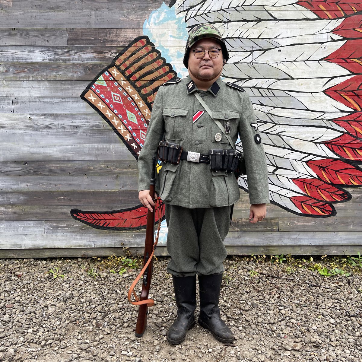 ken510_aloha's tweet image. #独ソ戦　#Geronimo  

映画にでてくるモブのつもりで武装親衛隊やってます。

昼は猪🐗のボルシチとカーシャ。