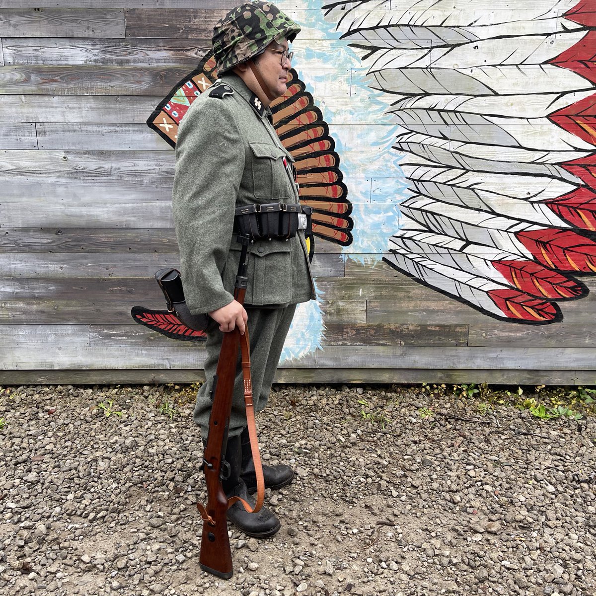 ken510_aloha's tweet image. #独ソ戦　#Geronimo  

映画にでてくるモブのつもりで武装親衛隊やってます。

昼は猪🐗のボルシチとカーシャ。