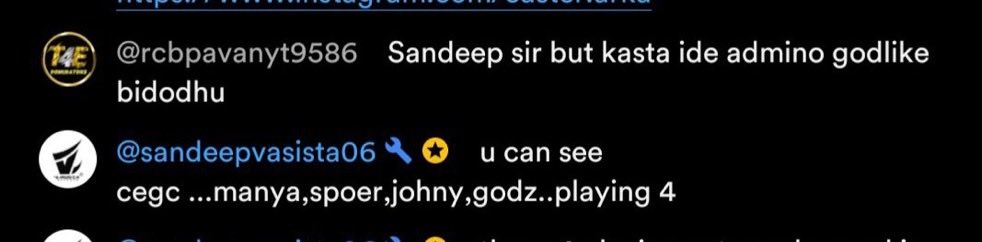 About the p4 manya cleared it on his 1st stream he said jonny power admino and him will be the p4 and godzz will be 5th and even they are grinding together so i don’t understand this statement! And how does he know godl kya p4 rakhegi sky mai hadd h yaar😭