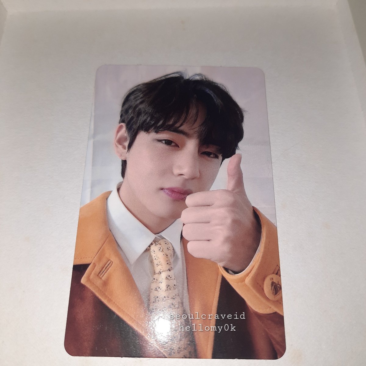 wts pc bts official photocard

- memories 2018 taehyung bts v
🍊id.shp.ee/Qm2maEi
- pob BE Deluxe taehyung
🍊id.shp.ee/yvGMxFV

📍Dom Bogor
✅Include adm, packing
Not for sensitive buyer

jual want to sell amj lfb