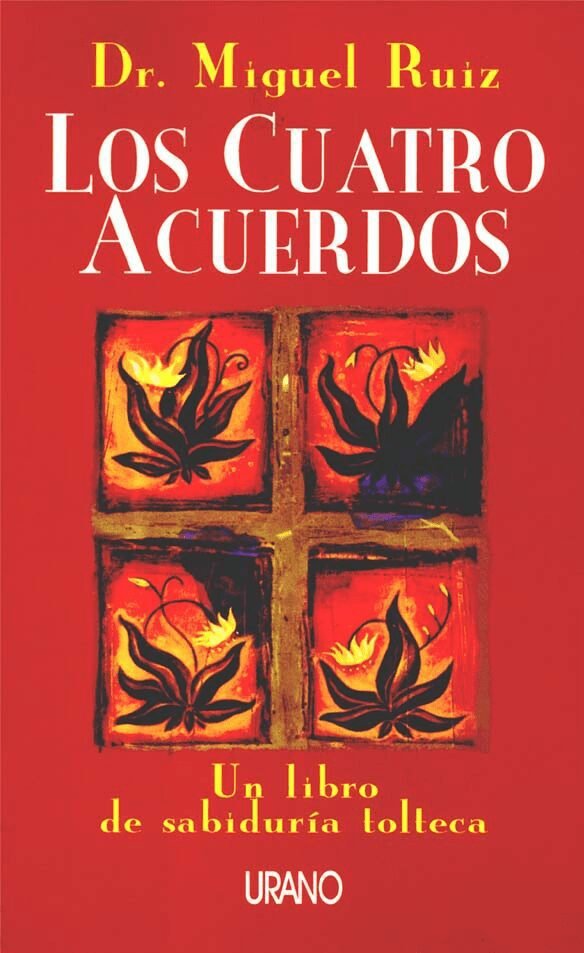 Afortunadamente leí este libro y me ha servido mucho en mi día a día

- No supongas
- Honra tu palabra
- Haz lo mejor siempre

Y las más importante de todas

- NO TE TOMES LAS COSAS PERSONALES

Saludos a todos ✌️🏽✌️🏽✌️🏽✌️🏽✌️🏽