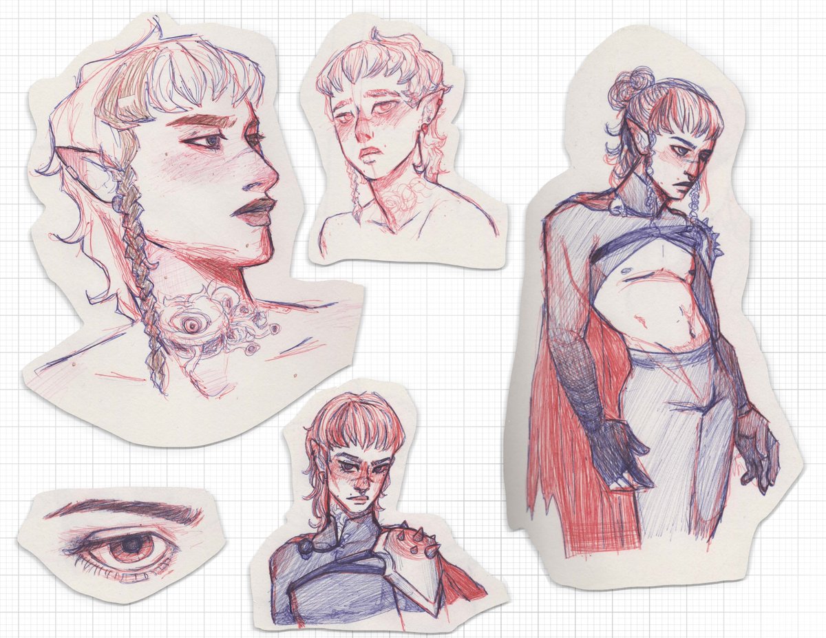 sylvcos_'s tweet photo. had to share my favourite spread from a zine I made of unfinished sketches
mostly featuring this OC in particular https://t.co/P4kascoISU