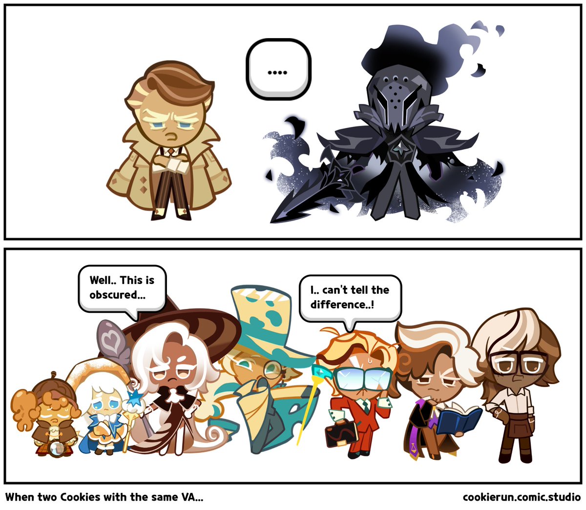 NikkibobatwtxX's tweet photo. Surprising when Almond and Silent Salt were voiced by the same actor...
#cookierun #cookierunoc #almondcookie #silentsaltcookie #walnutcookie #creampuffcookie #lattecookie #roguefortcookie #languedechatcookie #cappuccinocookie https://t.co/gJpW4mzpp0