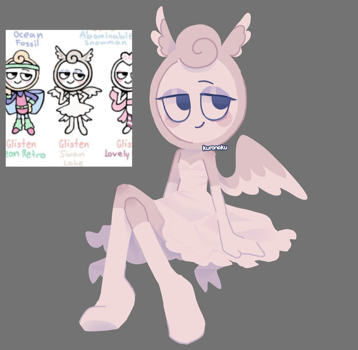 is th is skin scrapped or just a concept? or even a fan design? i saw it and wanted to draw it. #dandysworld #glisten