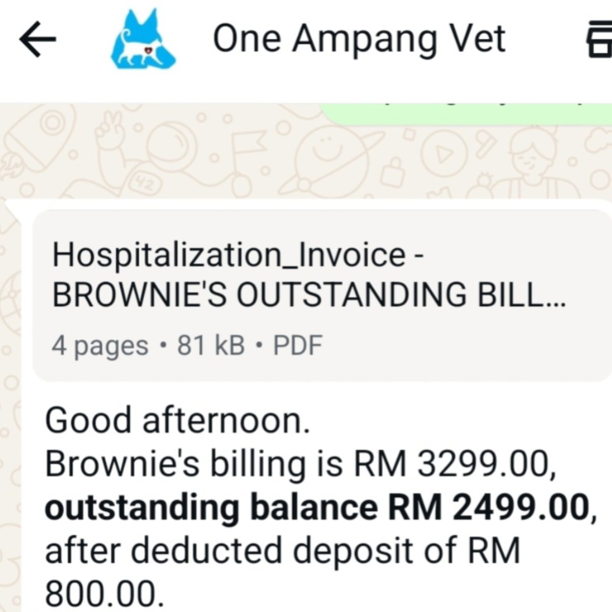 LindaElleHafiza's tweet image. Korg. Brownie blm dpt funds ๐ญ
Blh ke tlg share lagi tweet Brownie ni.
He really need the funds to pay his bill. Vet bg 5 hari je utk settle kan ๐ญ
Dekat tmpt boarding pun, Brownie masih trauma ๐ญ sbb tu lah sy send jugak to Proactive K9 center utk Brownie heal and learn toโฆ
