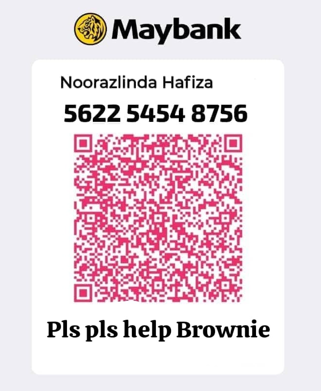 LindaElleHafiza's tweet image. Korg. Brownie blm dpt funds ๐ญ
Blh ke tlg share lagi tweet Brownie ni.
He really need the funds to pay his bill. Vet bg 5 hari je utk settle kan ๐ญ
Dekat tmpt boarding pun, Brownie masih trauma ๐ญ sbb tu lah sy send jugak to Proactive K9 center utk Brownie heal and learn toโฆ
