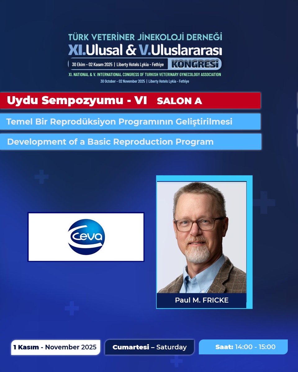 📢 CEVA Uydu Sempozyumu

🧬 Temel Bir Reprodüksiyon Programının Geliştirilmesi

🔗 tvjd2025.org
 
#TVJD2025