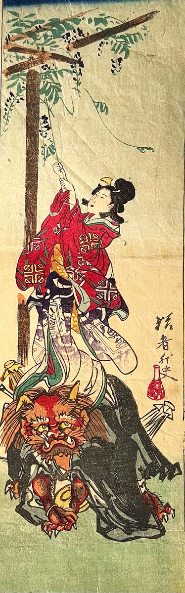 油絵 絵画 【藤の雨】 15721_08cc1f61d7c2fc527d8ed8e0