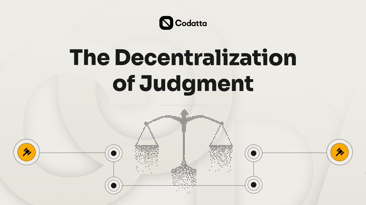 codatta_io's tweet photo. Institutions once decided what was credible.
Platforms then decided what was visible.

Now, Codatta lets communities decide what’s true — with verifiable evidence on-chain.

Judgment becomes decentralized, but not directionless.
Consensus emerges not from authority, but from transparent reasoning.

This is not the end of expertise. It’s its rebirth in public.