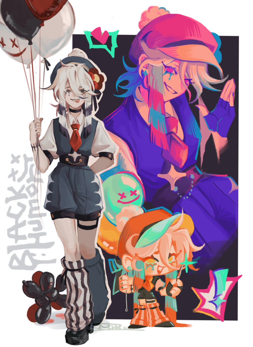 M_0240M's tweet photo. 🎈🎈

#oc #characterdesign #drawing #Procreate #art https://t.co/9VtXvOSomp