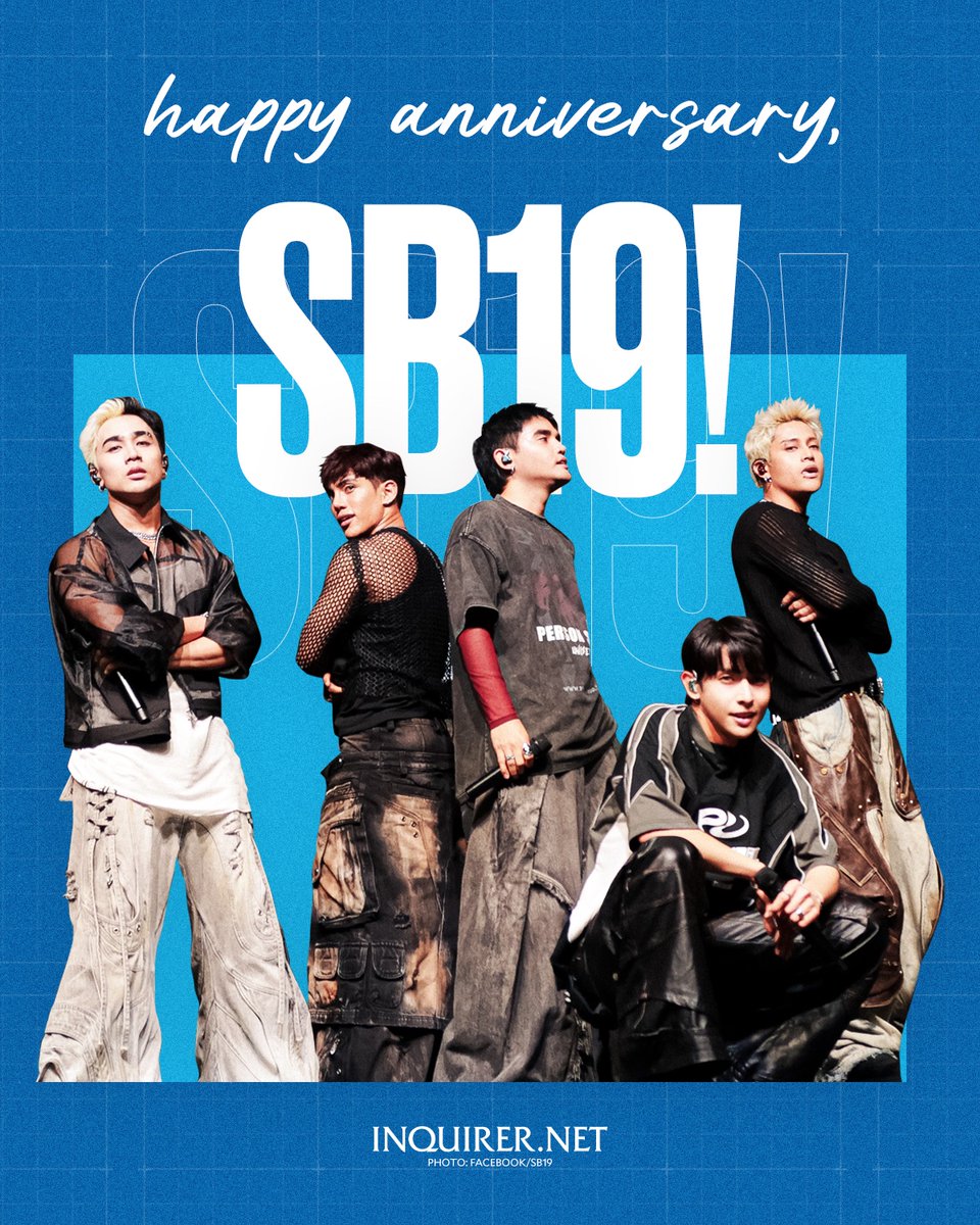 To the kings who are not just making music, but making history for P-pop, happy anniversary, SB19! #SB197thAnniversary