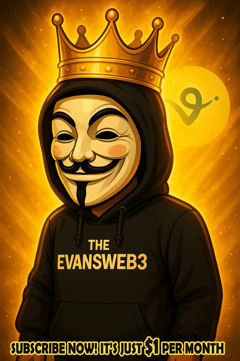구독을 홍보하는 '알파 킹' Evans Web3 Dev