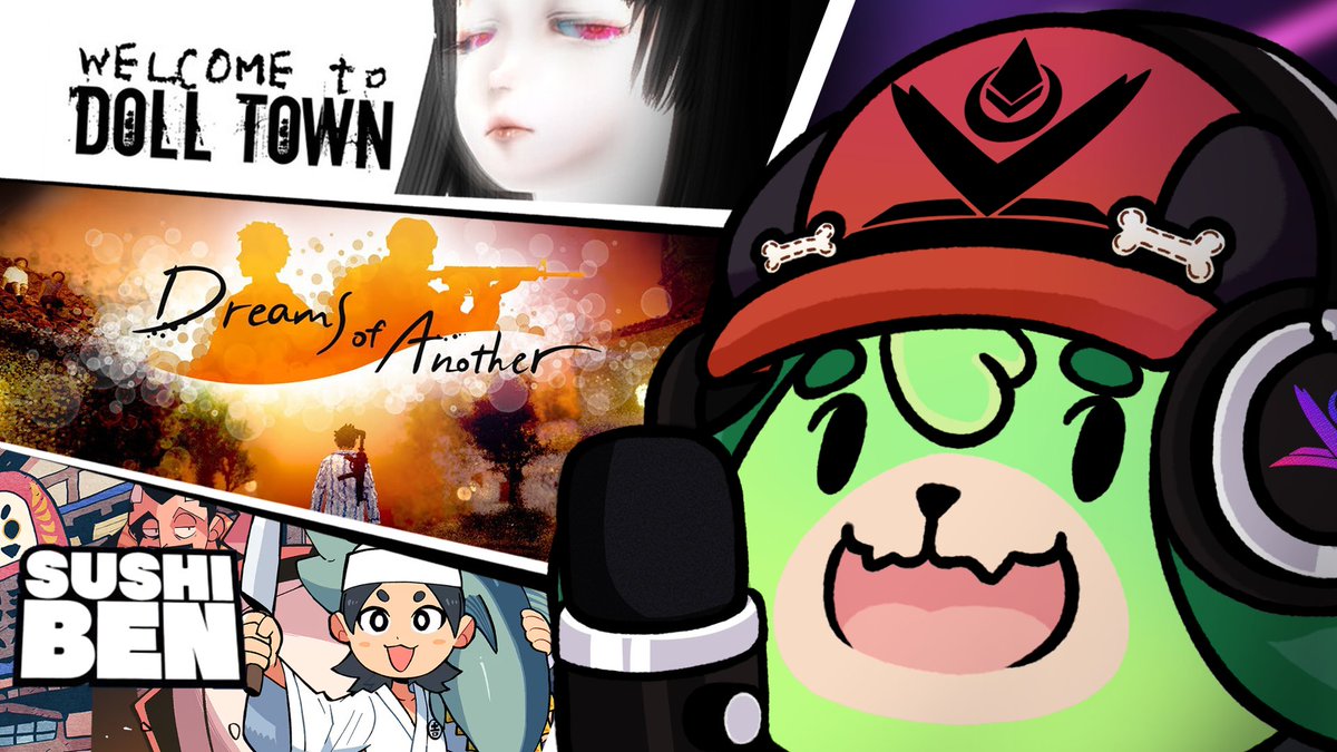 Kuraikidou's tweet image. 🔴En vivo🔴
【Sunday Stream】Welcome to Doll town (DEMO), Sushi Ben y Dreams of Another  
- Twitch -
twitch.tv/kuraikidou 
#Saturdaynightstream