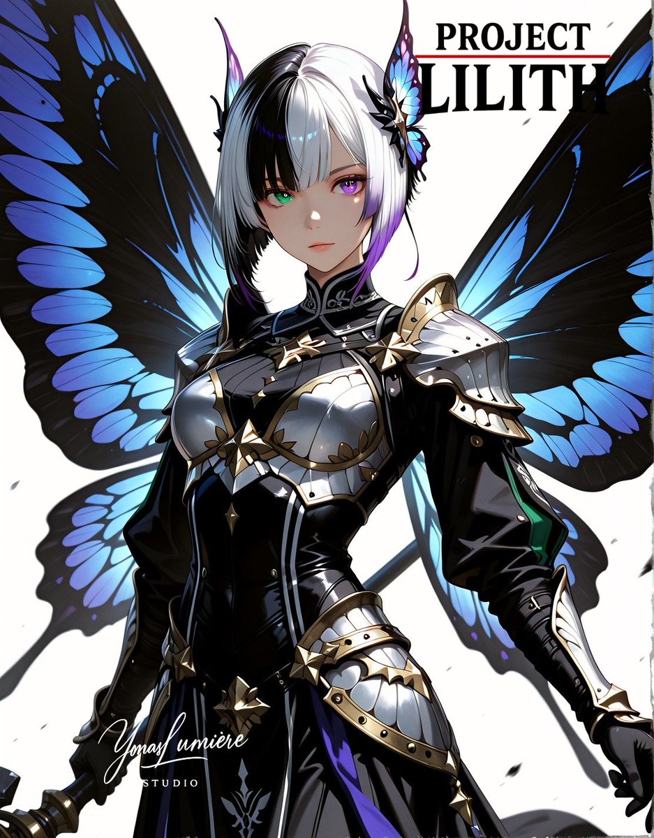 oneesan_aiart's tweet photo. Project Lilith – The Butterfly, code name Papillon, a graceful woman who embodies transformation and beauty within fragile wings of light. ✨
#ProjectLilith #TheButterfly #Papillon #AIart #yonaslumierestudio https://t.co/bzua1mlYca